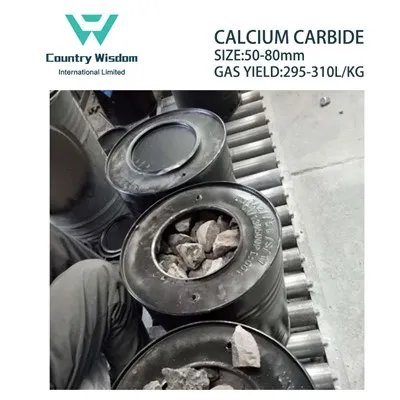 Konkurētspējīgas cenas Kalcija karbīds 50-80 mm acetilēna gāzei 50 kg/100 kg mucās